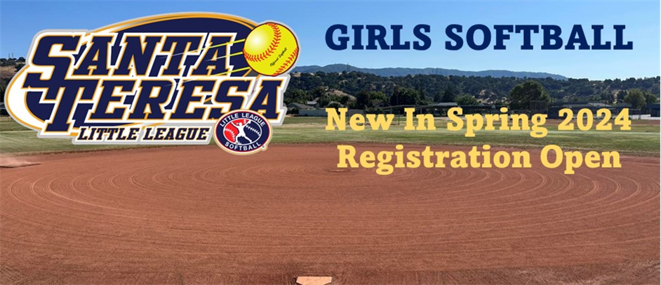 GIRLS SOFTBALL REGISTRATION OPEN