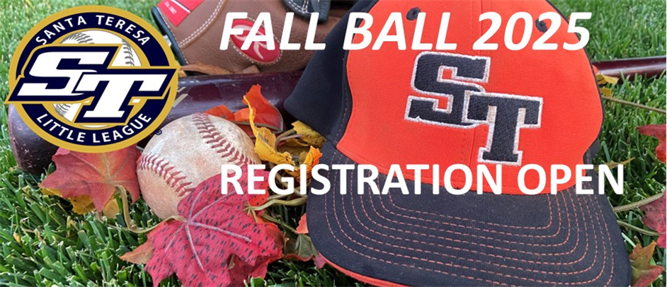 FALL BALL 2025 REGISTRATION OPEN
