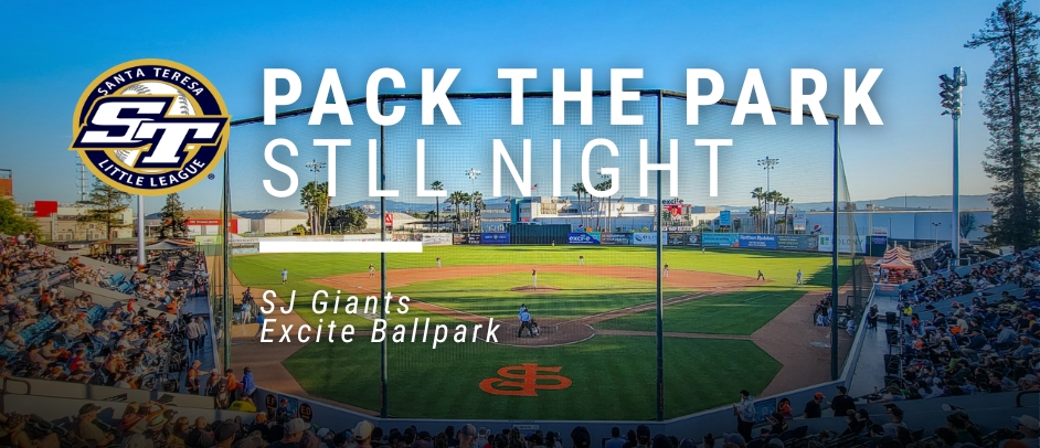 SJ Giants - PACK THE PARK
